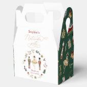 Notenkraker Kerstmis verjaardagsfeestje groen goud Bedankdoosjes (Geopend)