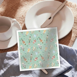 Notenkraker kerstservet servet