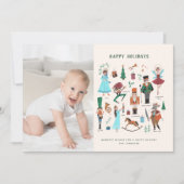 Notenkraker | Kerstvakantie | Fotokaart Feestdagenkaart (Voorkant)