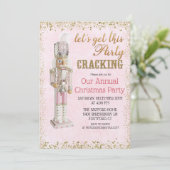 Notenkraker Kerstvakantie uitnodiging (Staand voorkant)