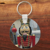 Notenkraker Koning Garde Kerst Sleutelhanger (Achterkant)