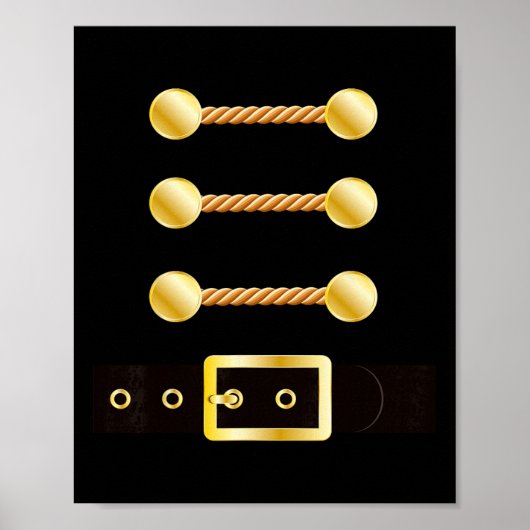 Notenkraker Kostuum Uniform Passend Soldaat Speelg Poster (Voorkant)