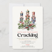 Notenkraker kraken kerstvakantie feest kaart (Voorkant)