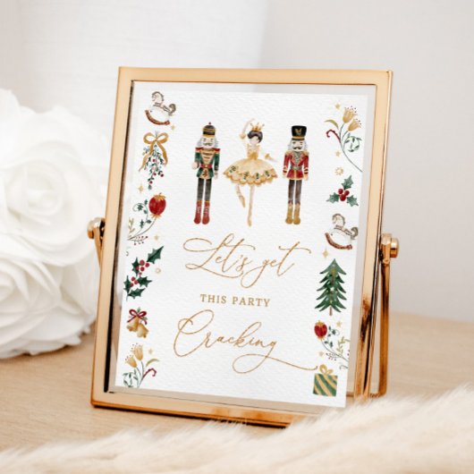 Notenkraker laat krijgen dit feest Cracking verjaa Poster