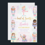 Notenkraker Land Van Snoepjes Fee Roze Uitnodiging<br><div class="desc">Notenkraker Land Van Snoepjes Fee Roze Uitnodiging</div>