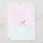 Notenkraker Land Van Snoepjes Fee Roze Uitnodiging (Achterkant)