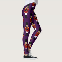 Notenkraker Leggings (Paarse achtergrond)