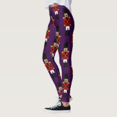 Notenkraker Leggings (Paarse achtergrond) (Links)