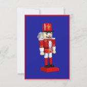 Notenkraker Let's Go Nuts Blue Kleine Vakantie Kaart (Achterkant)