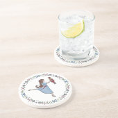 Notenkraker Lief Clara Kerstmis Zandsteen Onderzetter (Zijkant)