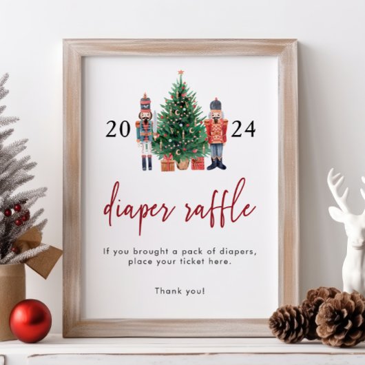 Notenkraker Luier Raffle Bord Poster