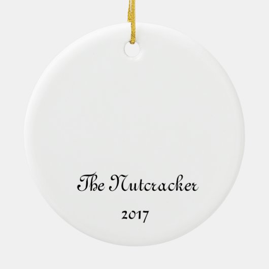 Notenkraker Maid Keepsake Ornament (Achterkant)
