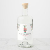 Notenkraker maken van geesten Bright Christmas Gif Likeurfles Etiket (Voorkant)