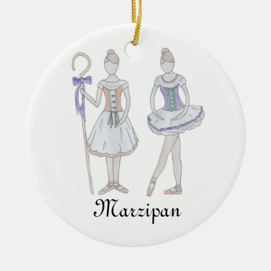 Notenkraker Marsepein Keepsake Ornament (Voorkant)