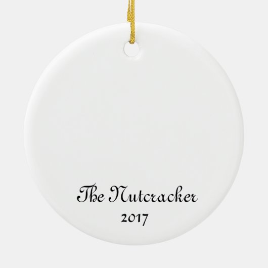 Notenkraker Marsepein Keepsake Ornament (Achterkant)