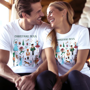 Notenkraker Matching familie Kerstballet T-shirt