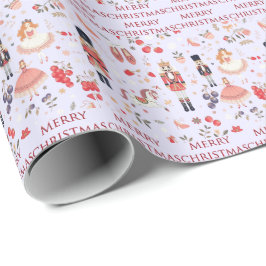 Notenkraker Merry Christmas Sugar Plum Fairy Cadeaupapier