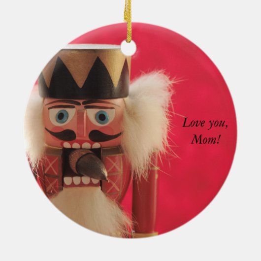 Notenkraker met eikel rond ornament (Achterkant)