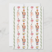 Notenkraker moderne schets kerstfeest kaart (Achterkant)