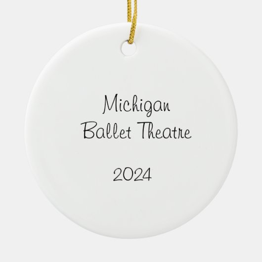  Notenkraker Mom/Snow/Flowers/Marzi Keramisch Ornament (Voorkant)