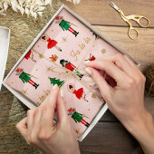 Notenkraker Muis Koning Roze Ballet Kerstmis Tissuepapier