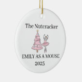 Notenkraker Muis Ornament, Cast Lid Gift Keramisch Ornament (Rechts)