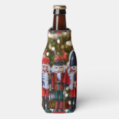 Notenkraker Naam toevoegen Kerstcadeau Flesjeskoeler (Fles Voorkant)