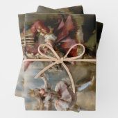 Notenkraker Olieverfstijl Inpakpapier Cadeaupapier (In situ)