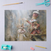 Notenkraker - olieverfstijl weefselpapier tissuepapier (Craft)