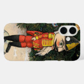  notenkraker onder kerstboom Case-Mate iPhone case (Achterkant (horizontaal))