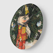 notenkraker onder kerstboom grote klok (Hoek)