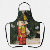  notenkraker onder kerstboom schort (Voorkant)