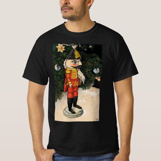 notenkraker onder kerstboom t-shirt (Voorkant)
