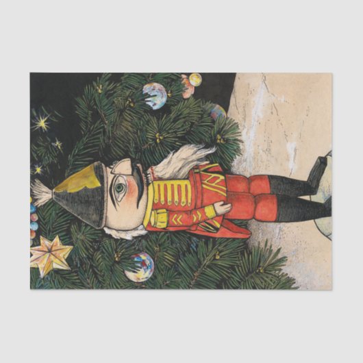  notenkraker onder kerstboom tissuepapier (Voorkant)