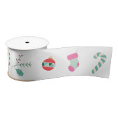 notenkraker Ornament kerstvakantie Satijnen Lint (Spoel)