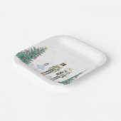 Notenkraker Party Borden- Pastel Papieren Bordje (Gebogen)