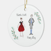  Notenkraker Party Boy/Battle Doll Keramisch Ornament (Links)