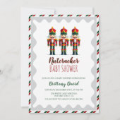 Notenkraker Party Christmas Baby shower Invitation Kaart (Voorkant)