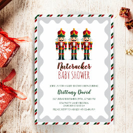 Notenkraker Party Christmas Baby shower Invitation Kaart