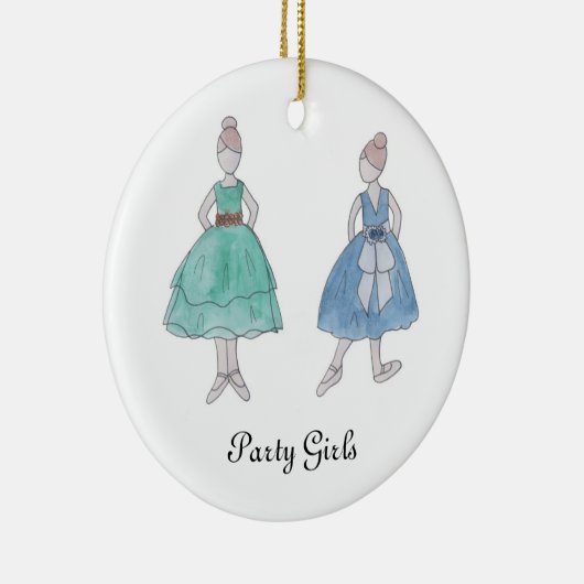 Notenkraker Party Meisjes Keepsake Ornament (Rechts)