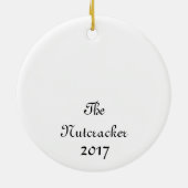 Notenkraker Party Meisjes Keepsake Ornament (Achterkant)