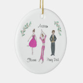 Notenkraker Party Papa/Flower/Arabisch Keramisch Ornament (Rechts)