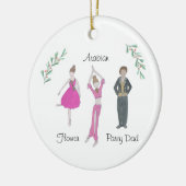 Notenkraker Party Papa/Flower/Arabisch Keramisch Ornament (Links)