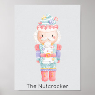 Notenkraker Pastel Christmas Poster