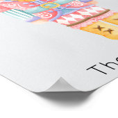 Notenkraker Pastel Christmas Poster (Hoek)