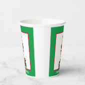 Notenkraker Personaliseer tekst x 2 Kerstmis Papieren Bekers (Links)