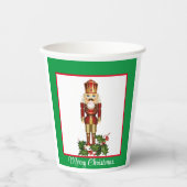 Notenkraker Personaliseer tekst x 2 Kerstmis Papieren Bekers (Voorkant)