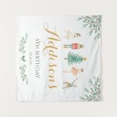 Notenkraker Poster, Notenkraker welkomstbord Wandkleed (Voorkant (horizontaal))