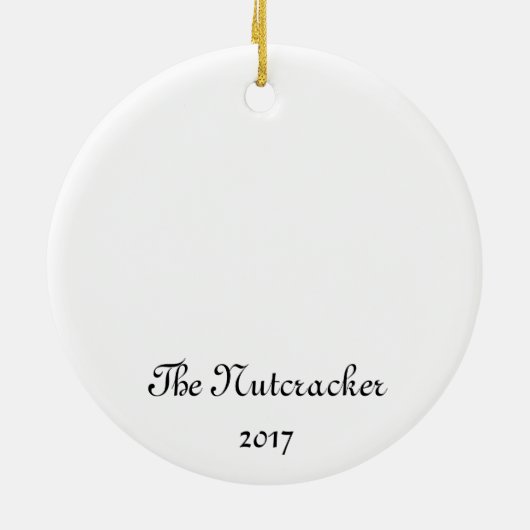 Notenkraker Prince Keepsake Ornament (Achterkant)