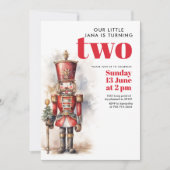 Notenkraker Red Magical Birthday Kaart (Voorkant)